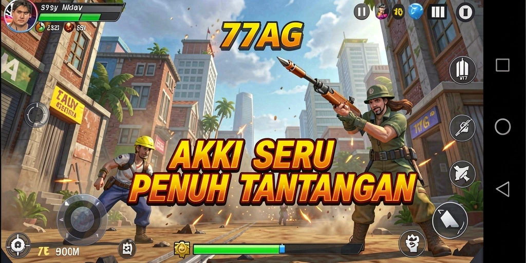 Tampilan gameplay <strong>77AG</strong> yang penuh aksi dan grafik memukau.