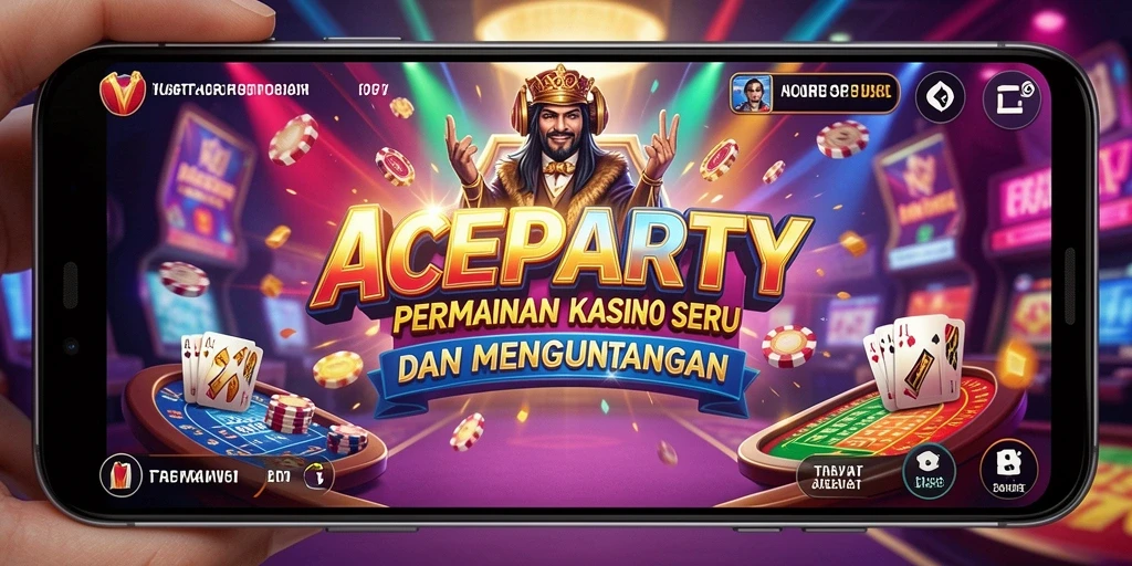 Gameplay menarik dari ACEPARTY dengan tampilan yang memukau.