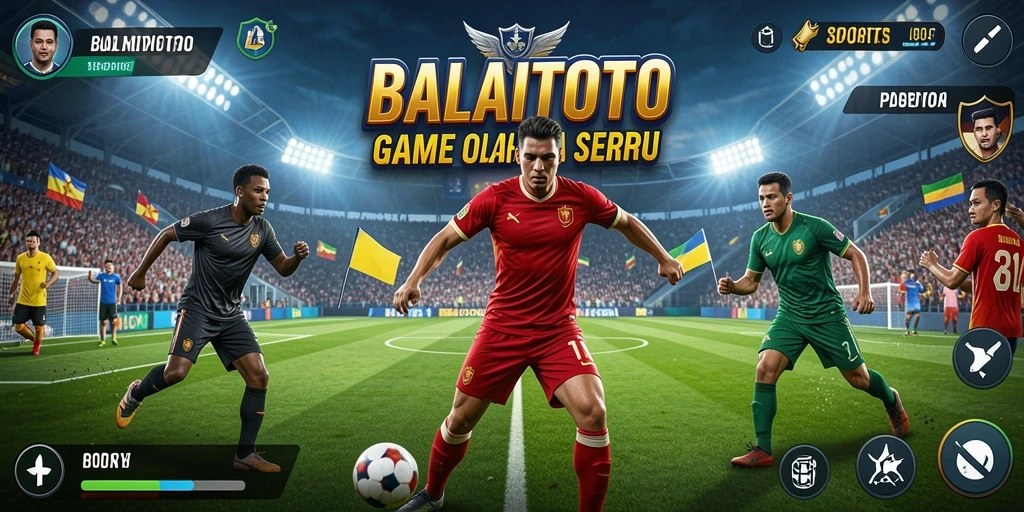 Gameplay seru dalam BALAITOTO yang menampilkan aksi olahraga yang mendebarkan.