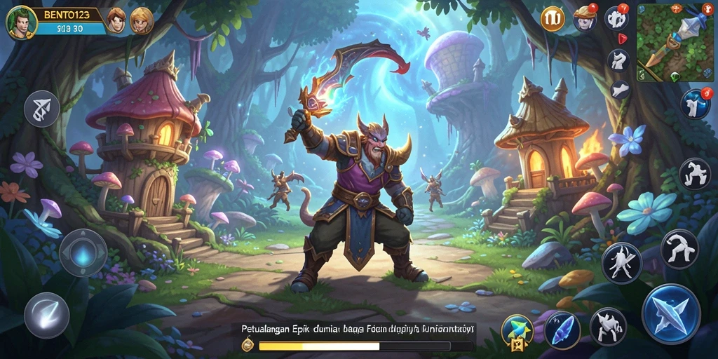 Gameplay RPG yang menarik dengan karakter dan dunia fantasi.