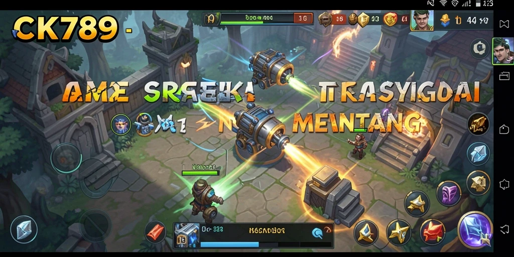 Tangkapan layar CK789 menunjukkan aksi mendebarkan dalam gameplay strategi.