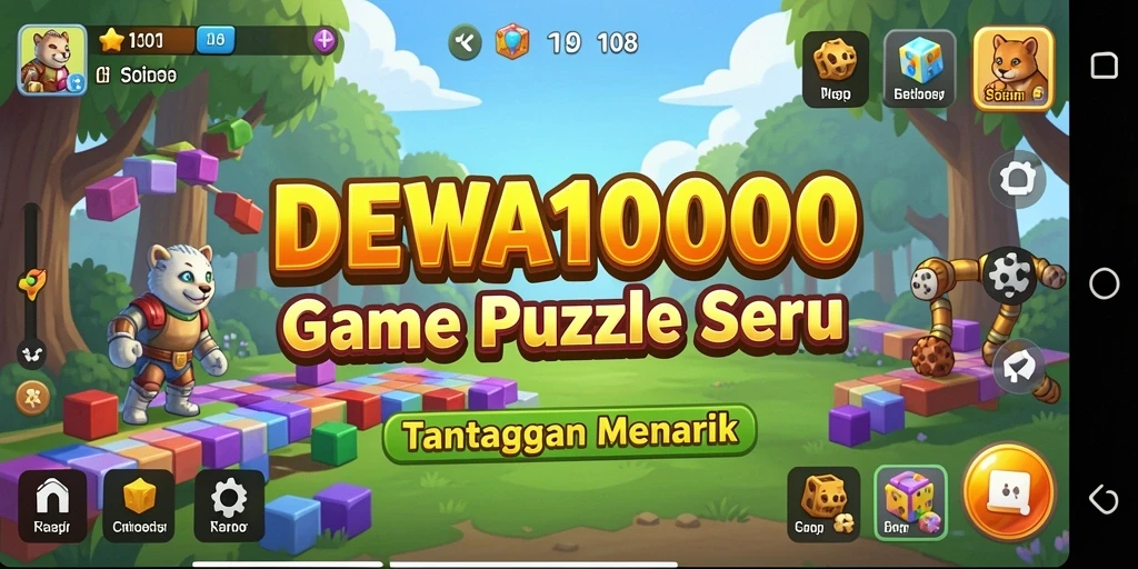 Tampilan menarik gameplay DEWA1000 dengan puzzle yang menantang.