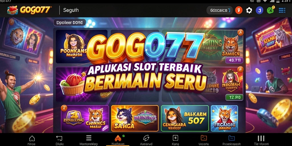 Tampilan gameplay GOGO77 yang seru dengan berbagai fitur menarik.