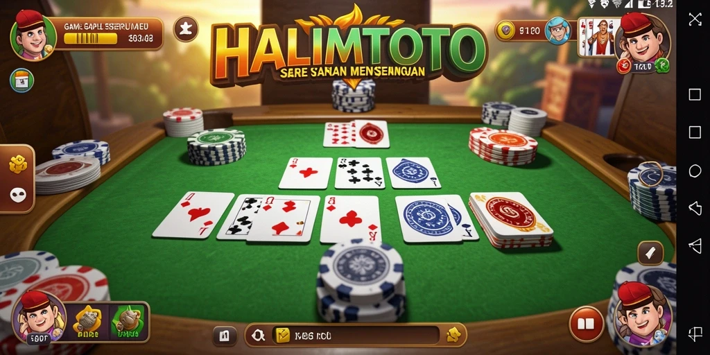 Tampilan gameplay menarik di HALIMTOTO, penuh dengan warna dan antusiasme.