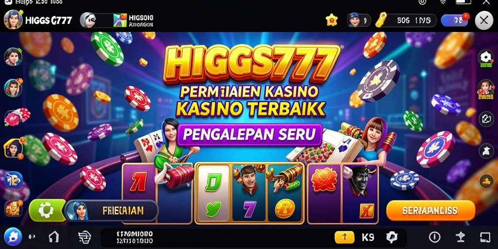 Tampilan gameplay HIGGS777 dengan grafis menarik dan interaksi pemain.