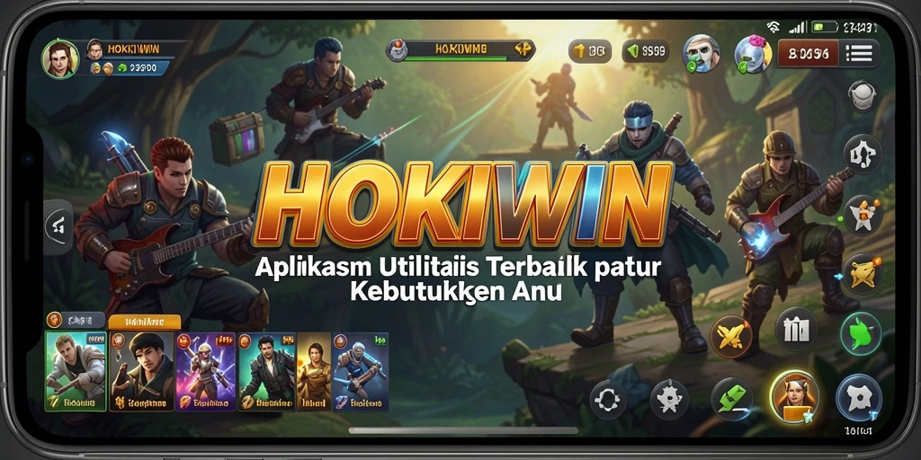Tampilan antarmuka HOKIWIN yang bersih dan terorganisir.
