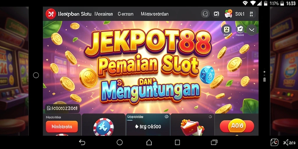 Tampilan menarik gameplay Slot di JEKPOT88 yang menegangkan.