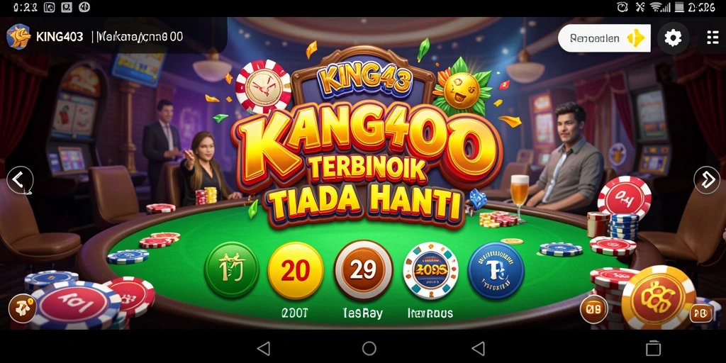 Tampilan menarik dari KING403 yang menampilkan pengalaman bermain kasino.