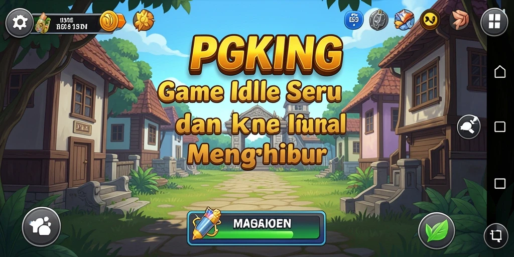 Tampilan gameplay PGKING yang menarik dan penuh warna.