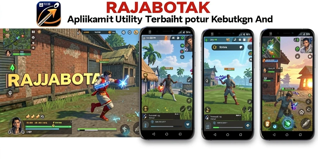 Tampilan antarmuka utama aplikasi RAJABOTAK untuk manajemen tugas.