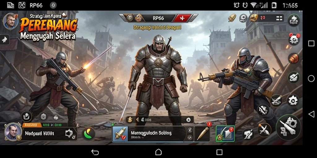 Gameplay menegangkan dalam RP66 dengan strategi dan taktik perang.