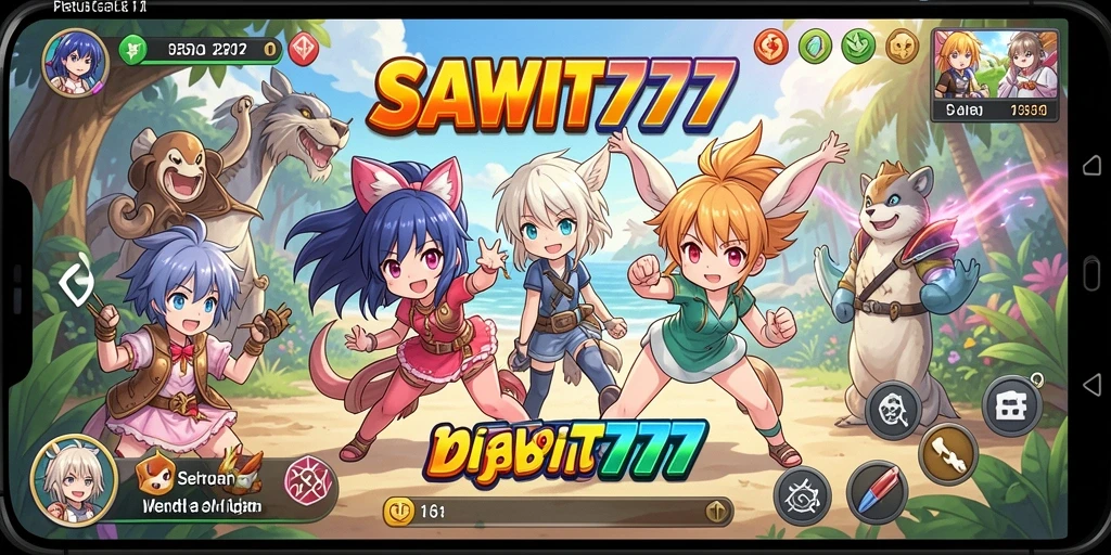 Gameplay seru dengan karakter Anime yang dinamis.