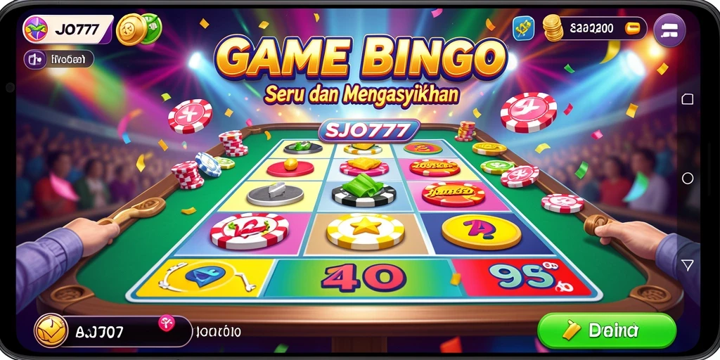 Gameplay SJO777 menunjukkan momen seru bermain Bingo.