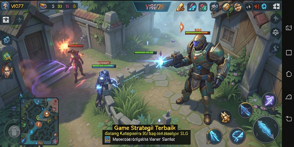 Tangkapan layar gameplay VIO77 menampilkan pertempuran taktis yang mendebarkan.